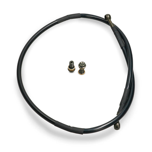 Latiguillo de freno delantero Pitbike L.1170mm M10/Ø10 YCF >20 - Negro