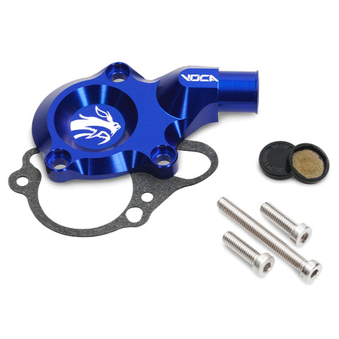 VOCA CNC Minarelli AM6 water pump cover kit - blue