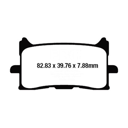 Pastillas de freno delanteras Honda CBR 650 / CRF 1000 EBC HH - sinterizadas FA679HH