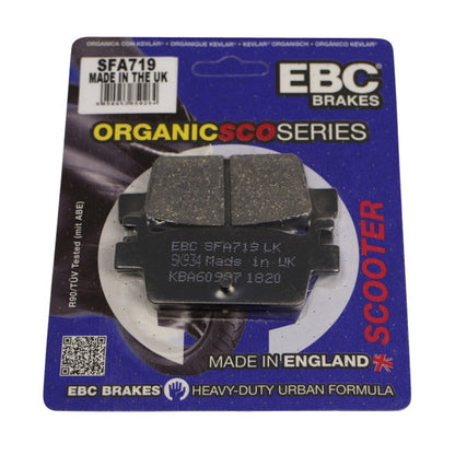 Rear brake pads Kymco AK 550 17-20 EBC - organic