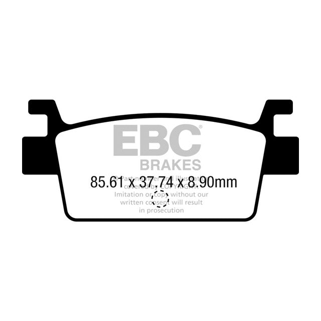 Rear brake pads Kymco AK 550 17-20 EBC - organic