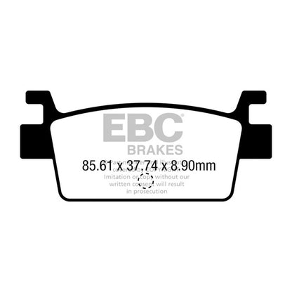 Rear brake pads Kymco AK 550 17-20 EBC - organic