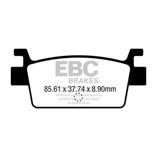 Rear brake pads Kymco AK 550 17-20 EBC - organic