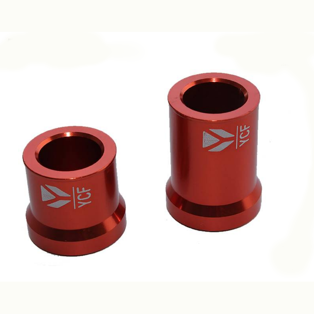 Casquillos CNC rueda delantera Pitbike YCF