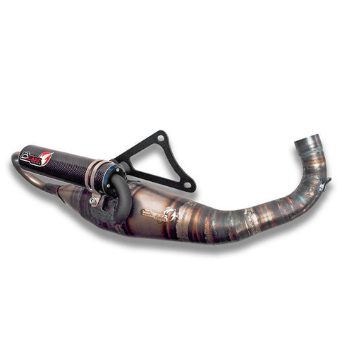 Blaze Racing Exhaust 94cc Minarelli Horizontal - carbon