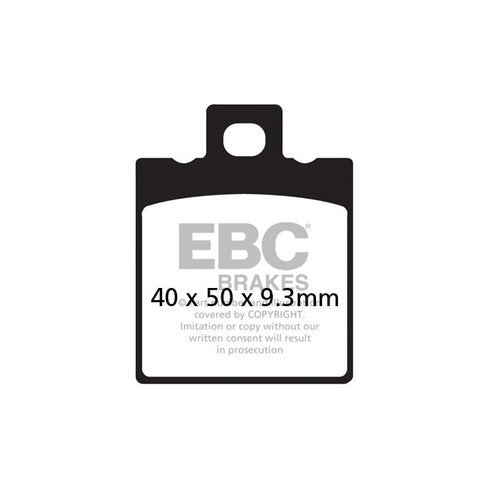 Pastillas de freno traseras Honda NSR/CRM 125 EBC - orgánicas FA047/3