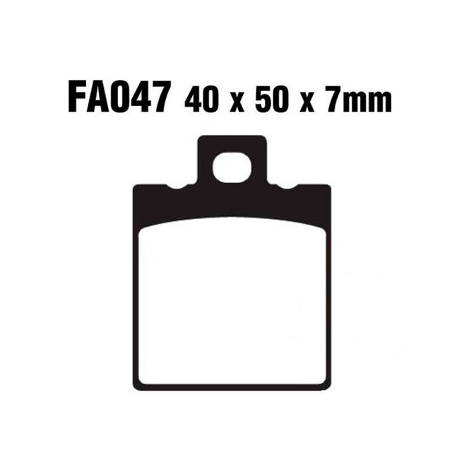Pastillas de freno traseras Ducati Monster 600 EBC - orgánicas FA047