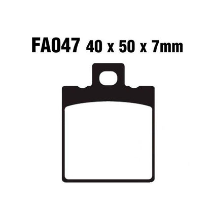 Pastillas de freno traseras Ducati Monster 600 EBC - orgánicas FA047