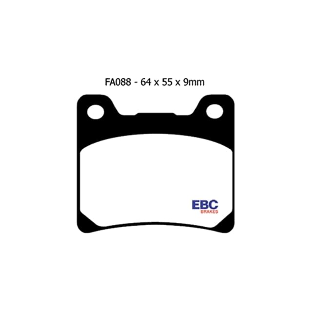 Pastillas de freno delanteras Yamaha YZF 600 R EBC - orgánicas FA088