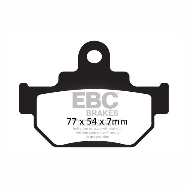 Pastillas de freno delanteras Suzuki GZ/VL 125-250 / DR 600 EBC - carbono