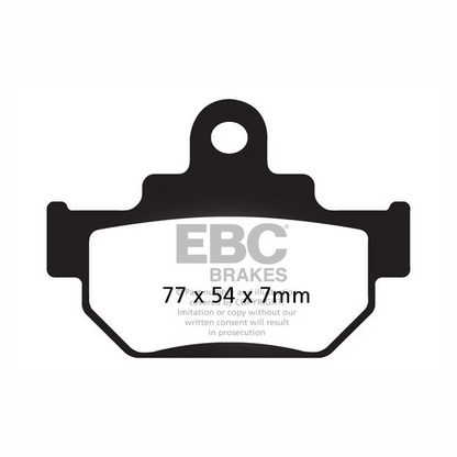 Pastillas de freno delanteras Suzuki GZ/VL 125-250 / DR 600 EBC - carbono
