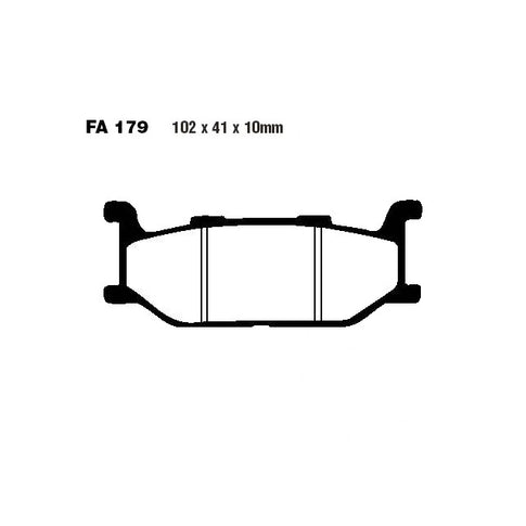 Pastillas de freno Yamaha XJ 600/900 EBC HH - sinterizadas FA179HH