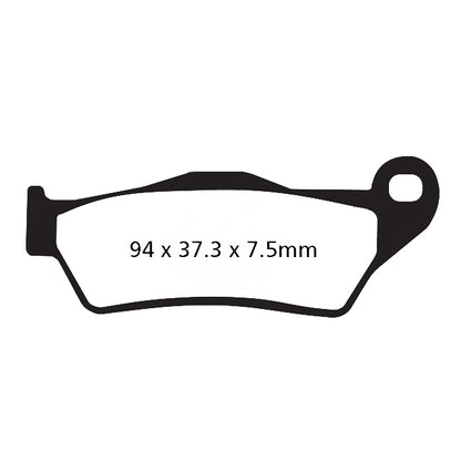 Pastillas de freno delanteras Aprilia RX/SX 125 EBC - sinterizadas FA181R
