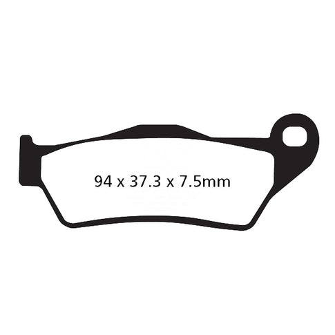 Pastillas de freno delanteras Aprilia RX/SX 125 EBC - sinterizadas FA181R