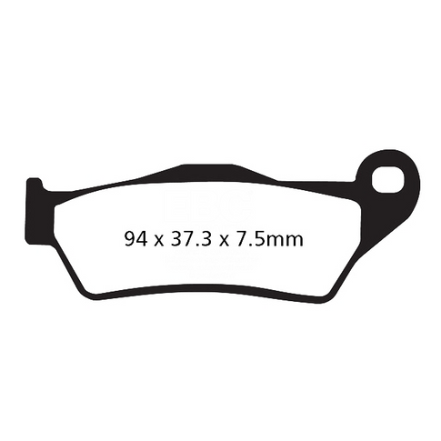 Pastillas de freno delanteras Aprilia RX/SX 125 EBC TT - carbono FA181TT