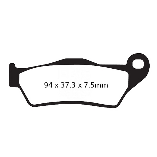 Pastillas de freno delanteras Aprilia RX/SX 125 EBC TT - carbono FA181TT