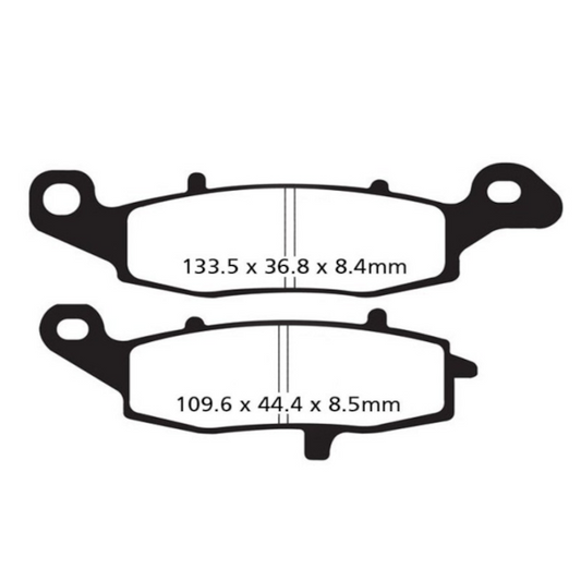 Pastillas de freno Suzuki DL V-Strom 650 >2004 EBC HH - sinterizadas FA229HH