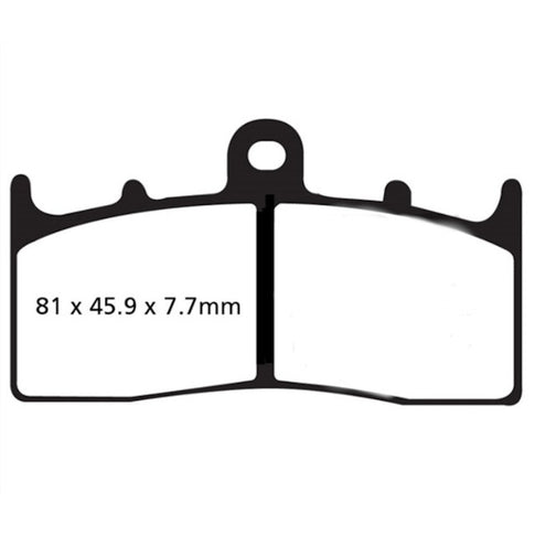 Pastillas de freno delanteras BMW 1200 LT 01-09 EBC HH - sinterizadas FA294HH