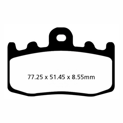 Pastillas de freno delanteras BMW K 1000-1100-1200 / R 850-1100-1200 EBC HH - sinterizadas