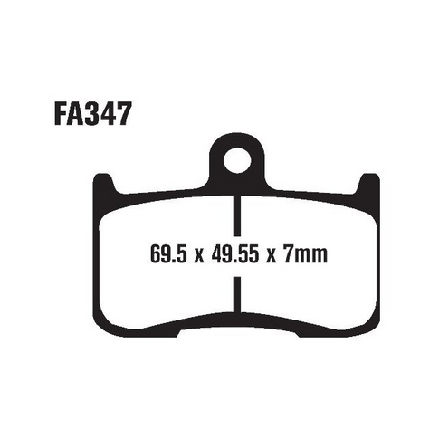 Pastillas de freno delanteras Kawasaki Z 800 >2014 EBC HH - sinterizadas FA347HH