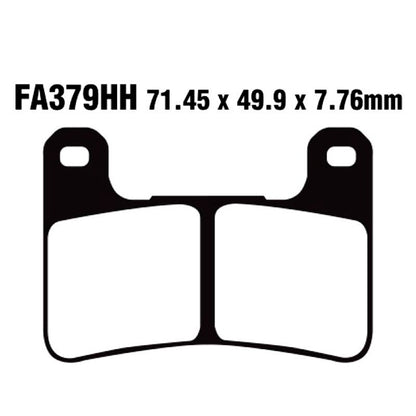 Pastillas de freno delanteras Suzuki GSXR 600 / 750 EBC HH - sinterizadas