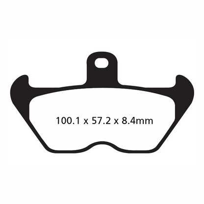 Plaquettes de frein avant BMW K 1200-1300 / R 1100-1150-1200 EBC HH - frittées