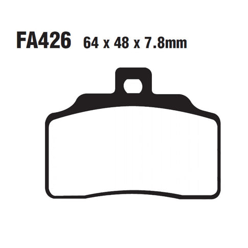 Pastillas de freno Beta M4 350 Motard 04-17 EBC - orgánicas FA426
