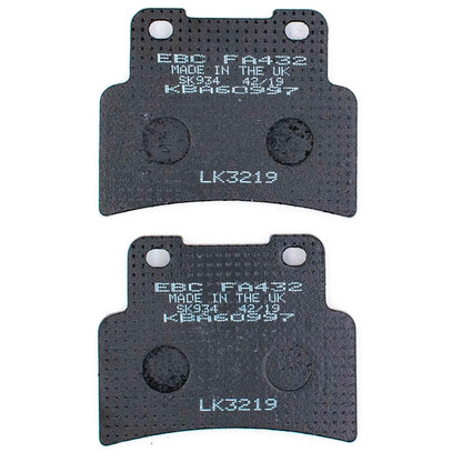 Front brake pads Yamaha YZF-R 125 14-18 EBC - organic