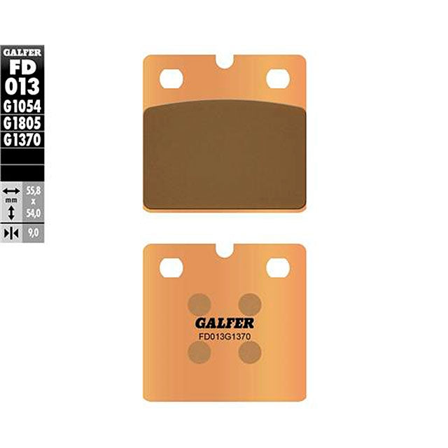 Pastillas de freno BMW K 100 RS Galfer - sinterizadas FD013G1370