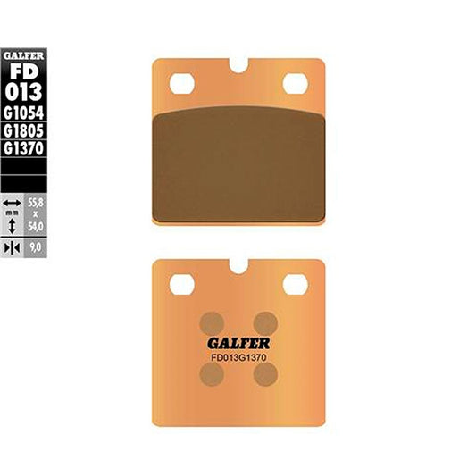 Pastillas de freno BMW K 100 RS Galfer - sinterizadas FD013G1370