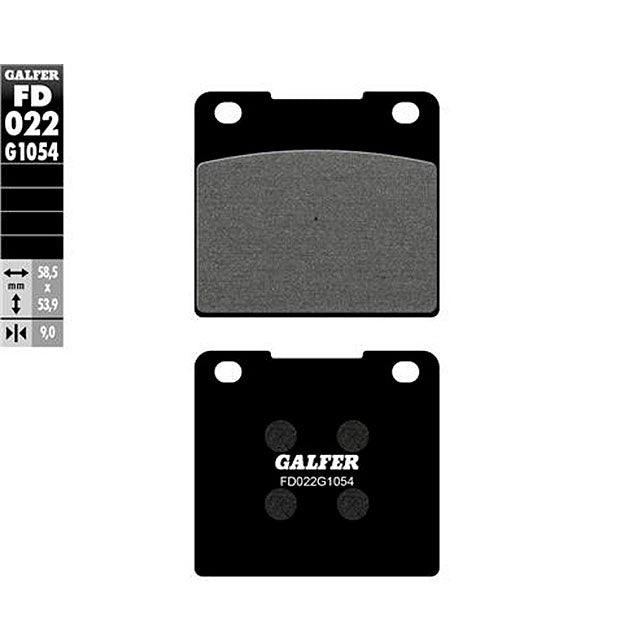 Pastillas de freno Suzuki GS 500/650/1000 Galfer - semi-metal FD022G1054