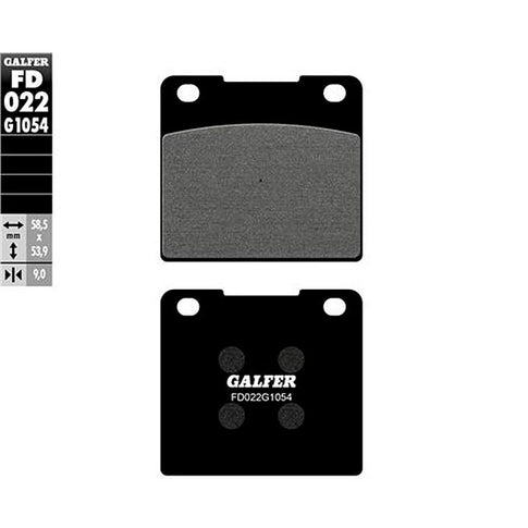 Pastillas de freno Suzuki GS 500/650/1000 Galfer - semi-metal FD022G1054