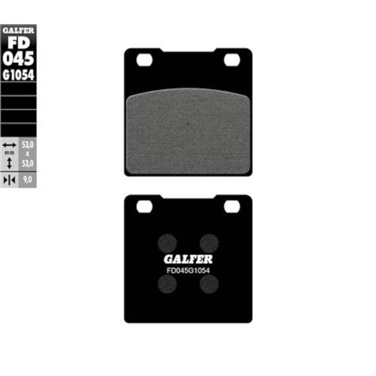 Pastillas de freno Honda CB 250/400/650/750 Galfer - semi-metal FD045G1054