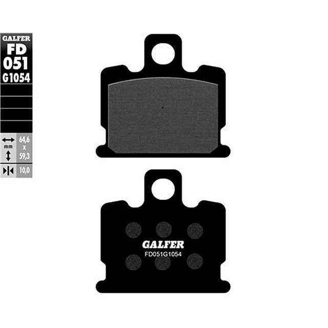 Pastillas de freno Yamaha RD 250/350 LC Galfer - semi-metal FD051G1054