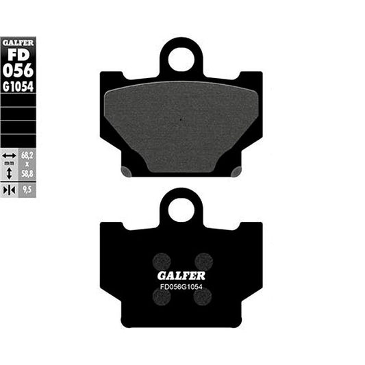 Pastillas de freno Yamaha DT 80 LC 82-88 Galfer - semi-metal FD056G1054
