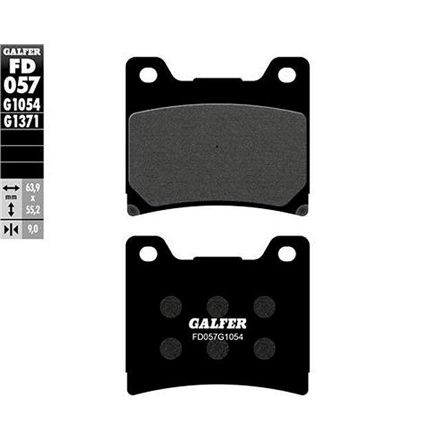 Pastillas de freno traseras Yamaha RD 250/350 LC Galfer - semi-metal FD057G1054