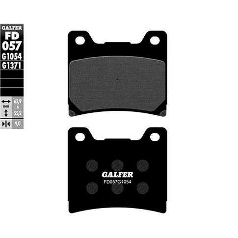 Pastillas de freno traseras Yamaha RD 250/350 LC Galfer - semi-metal FD057G1054