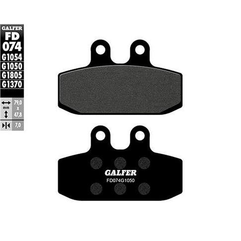 Pastillas de freno Yamaha DT 125 LC >1987 Galfer FD074G1050