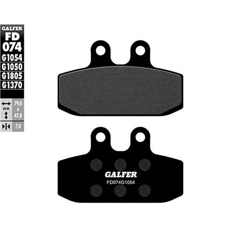 Pastillas de freno Yamaha DT 125 LC >1987 Galfer - organicas FD074G1054