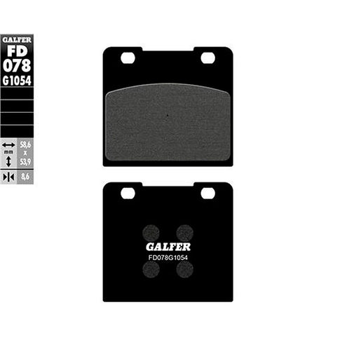 Pastillas de freno Suzuki GSX 600/750/1100 Galfer - semi-metal FD078G1054