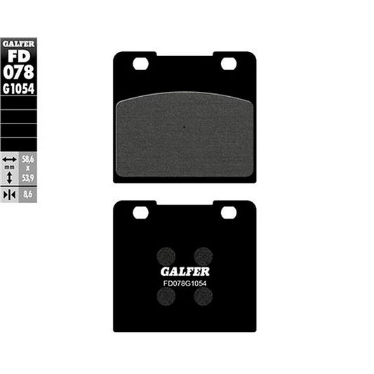 Pastillas de freno Suzuki GSX 600/750/1100 Galfer - semi-metal FD078G1054