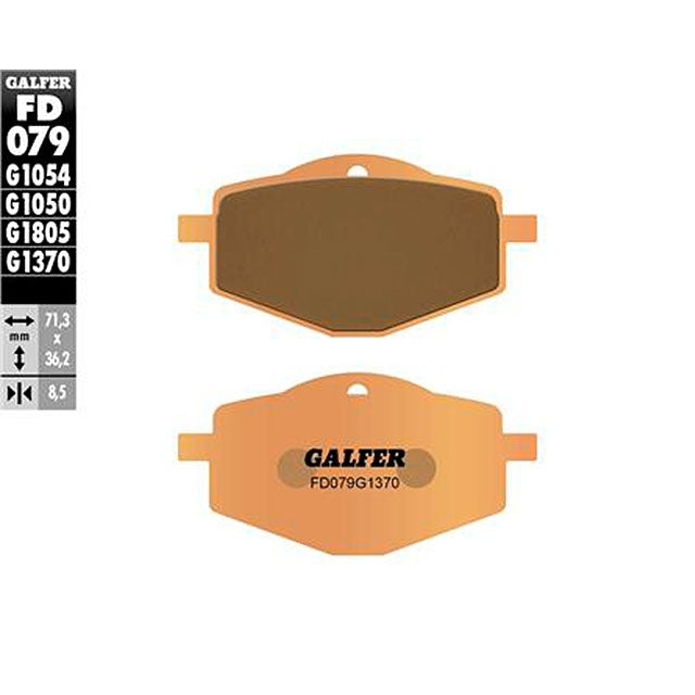Pastillas de freno Yamaha DT 125 / TZR 50 97-02 Galfer - sinterizadas FD079G1370