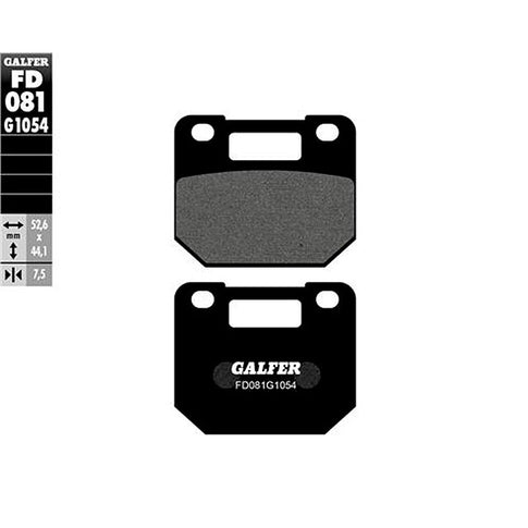 Pastillas de freno Pinza Voca / Stage6 4 pistones Galfer - semi-metal FD081G1054