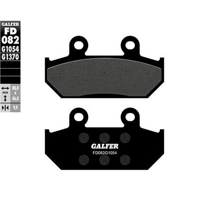 Pastillas de freno Honda CBR 1000 F / R >1988 Galfer - orgánico FD082G1054