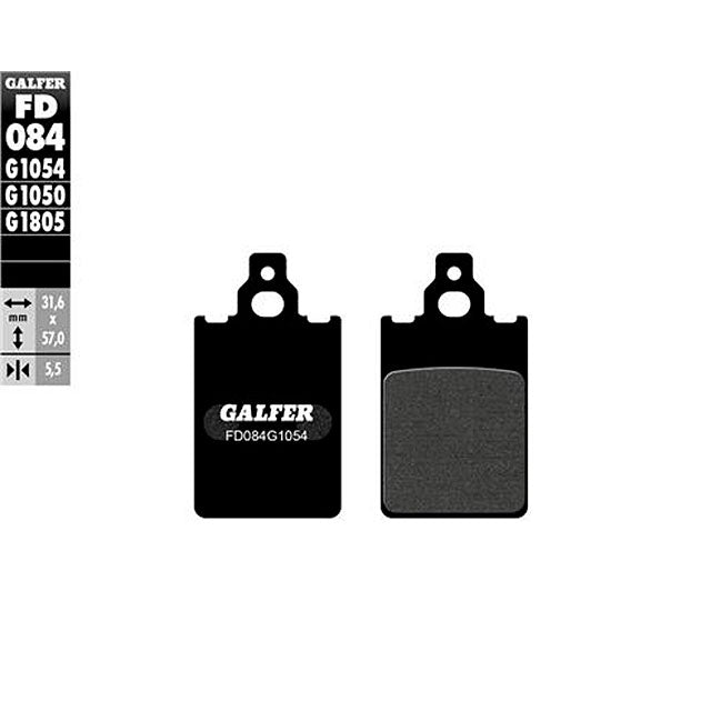 Pastillas de freno Yamaha DT 50 LC 96-04 Galfer - semi-metal