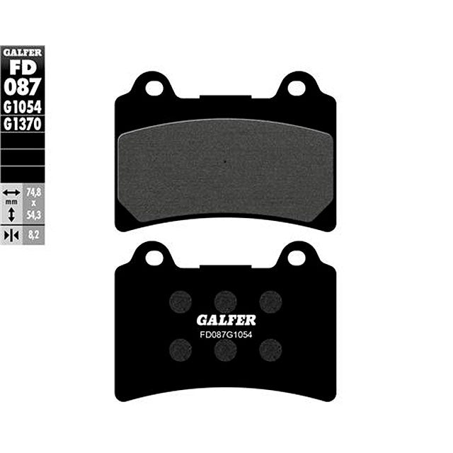 Pastillas de freno HM Derapage 125 >2011 Galfer - semi-metal FD087G1054