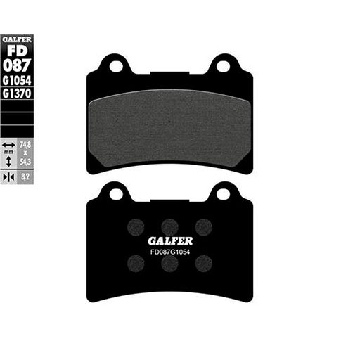 Pastillas de freno HM Derapage 125 >2011 Galfer - semi-metal FD087G1054