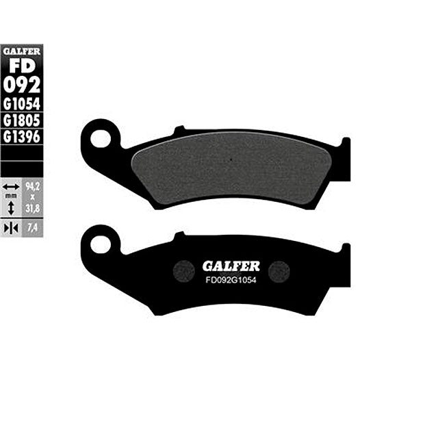 Pastillas de freno delanteras Honda CR 125/250/500 R Galfer - semi-metal FD092G1054