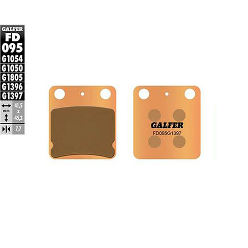 Pastillas de freno Daelim NS II 125 Galfer - sinterizadas FD095G1397