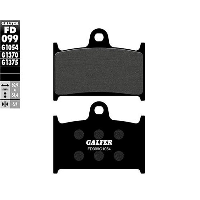 Pastillas de freno Suzuki GSX 600/750 R-RR >1989 Galfer - semi-metal FD099G1054